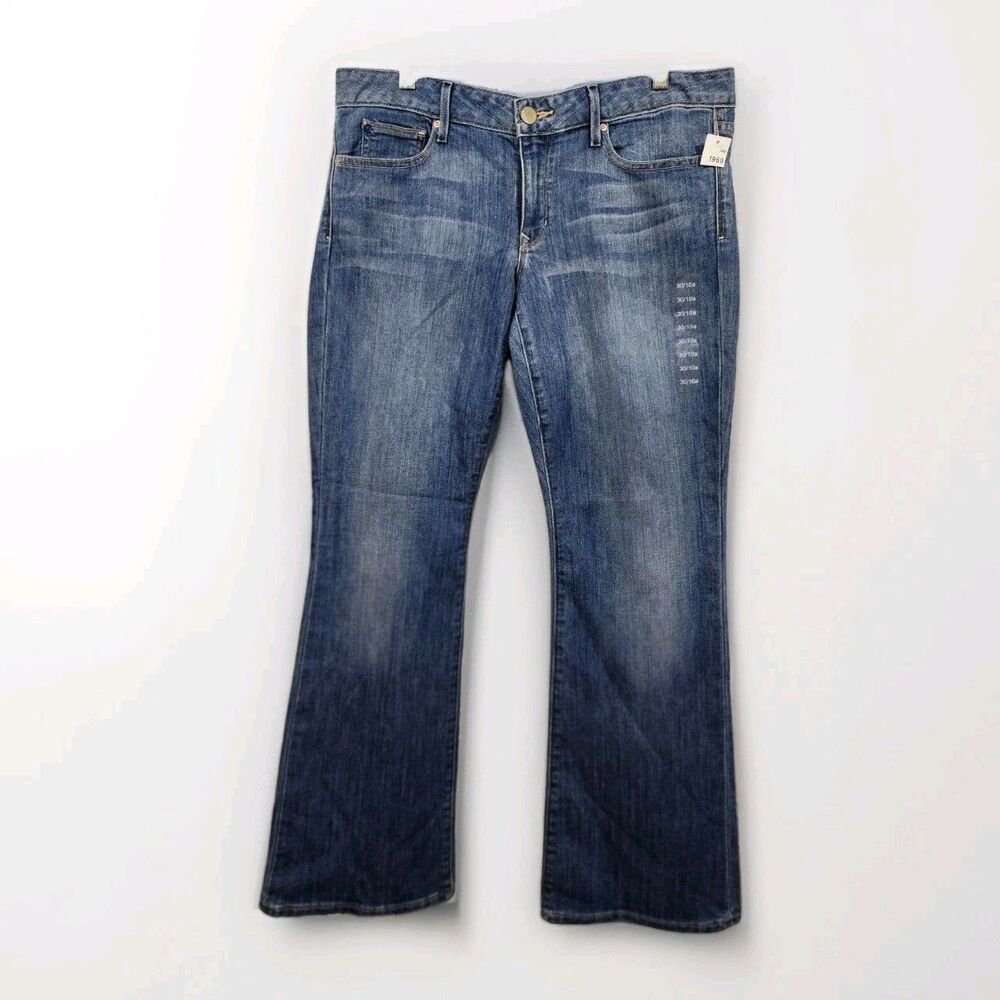 Gap Jeans 1969 Womens Curvy Cut 30/10a Denim Medium Wash Bootcut NWT